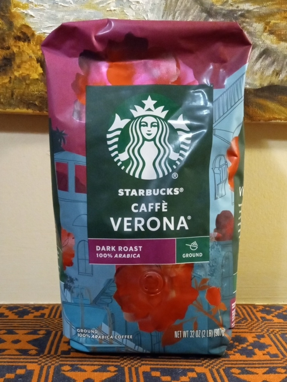 Starbucks Caffe VERONA Dark Roast Ground 32 OZ- Exp Jan 2027